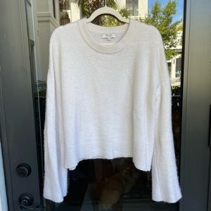 Madewell Cashmere Bell Sleeve Sweater